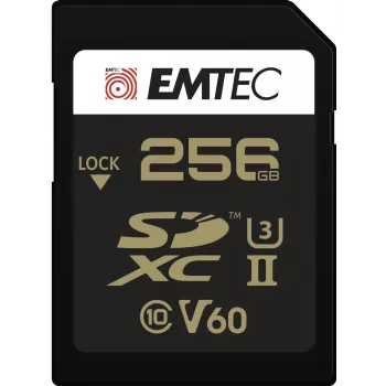Atmiņas karte Emtec 256GB SDXC UHS-II ECMSD256GUHS2V60