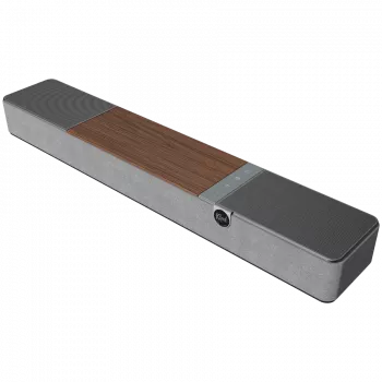 Skaņas josla KLIPSCH Flexus CORE 100 — 2.1 kanāli, 100 W, iebūvēts zemfrekvences skaļrunis, Grey/Walnut