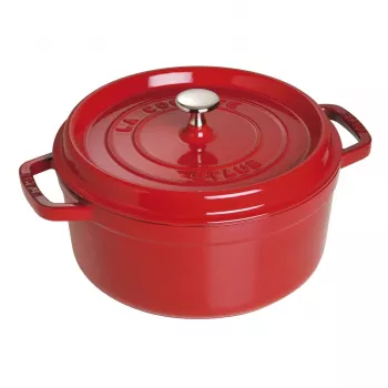 Staub viena roktura katls Cocotte 24 cm Cherry