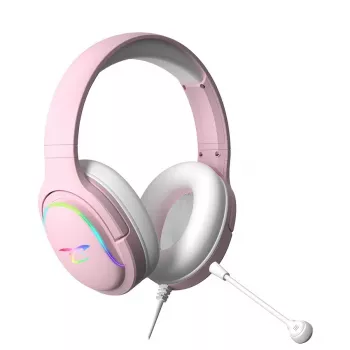 Subsonic Spectra LED Gaming Headset Sweety Pink - Austiņas ar RGB apgaismojumu
