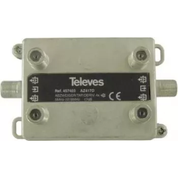 Sadalītājs Televes AZ417D 4 virzieni 17 dB 5–1218 MHz