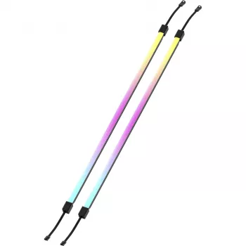 LED lente CORSAIR LS350 Aurora, daudzkrāsu apgaismojums, 350 mm garums, 10 mm platums, 2 iepakojumā