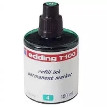 Pildījums marķierim Edding T 100 Zaļš 100 ml 1 gab.