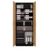 Topeshop OLIV 2D ANT/ART KPL biroja grāmatplaukts