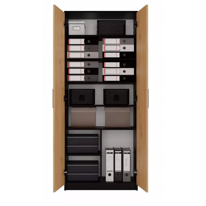 Topeshop OLIV 2D ANT/ART KPL biroja grāmatplaukts