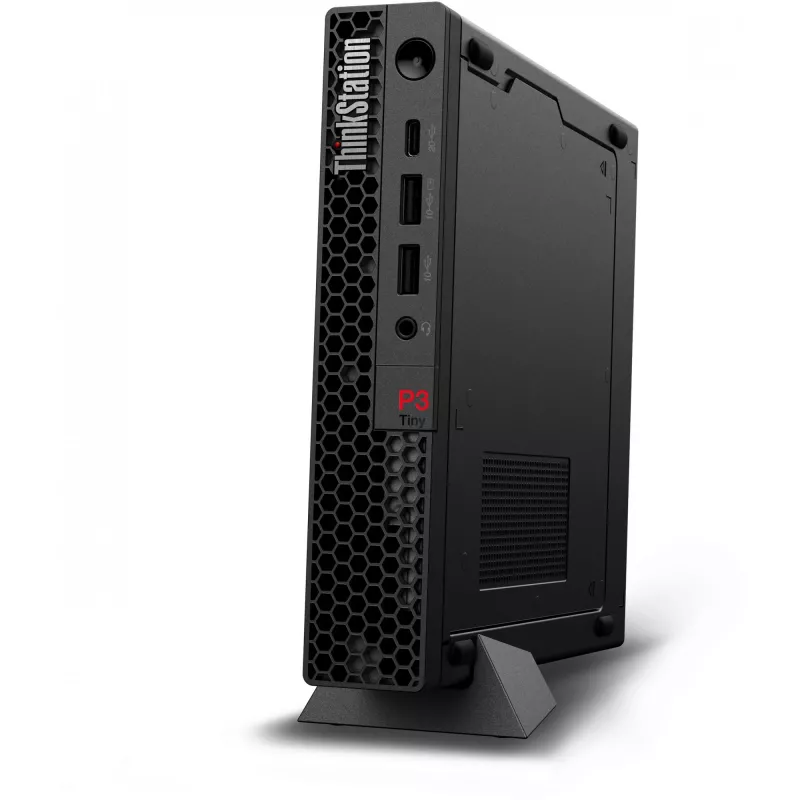 Mini darbstacija Lenovo ThinkStation P3 Tiny Gen 2 — Intel Core Ultra 7 265, 32 GB DDR5, 1 TB SSD, NVIDIA RTX A400, Windows 11 Pro, Melna