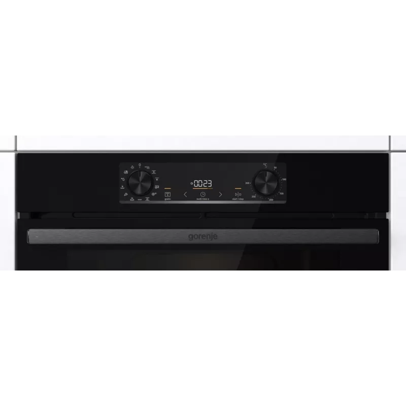 Gorenje BOS6737E13FBG Melna iebūvējamā elektriskā cepeškrāsns 77L