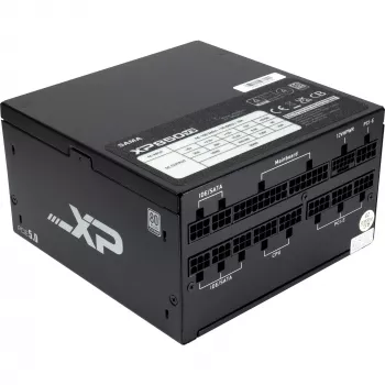 SAMA XPH-850A, barošanas bloks 850 W, 1x 12-pin augstas jaudas GPU, 3x PCIe, kabeļu pārvaldība