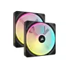 Corsair iCUE LINK QX120 RGB 120mm PWM ventilatori (3 gab.) Starter Kit CO-9051004-WW