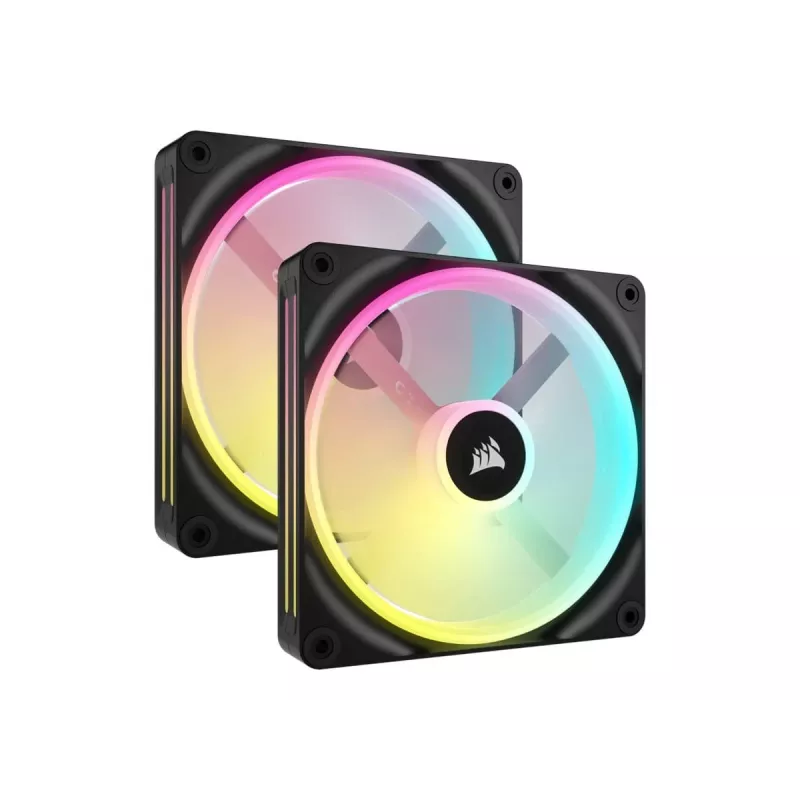 Corsair iCUE LINK QX120 RGB 120mm PWM ventilatori (3 gab.) Starter Kit CO-9051004-WW