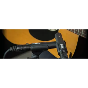 Studio kondensatora mikrofons RØDE M5 — vadu, 20–20000 Hz, 200 Ω, -34 dB, 20×100 mm, melns