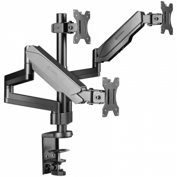 ONKRON G280-B monitora galda stiprinājums 33–81.3 cm (13–32 collu) ekrāniem, skava/caurums, līdz 24 kg, VESA 75x75–100x100