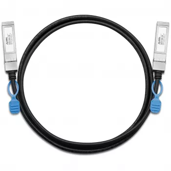 Zyxel DAC10G-1M-ZZ0103F SFP+ tiešā pieslēguma vara kabelis 1 m melns