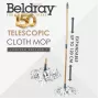 Tvaika mops Beldray LA069066GRYEU7 1500 W viegls cietajām grīdām, ātra tvaika tīrīšana