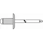 Aklā kniede GESIPA 5,0x10,0 mm K14 alumīnijs/nerūsējošais tērauds, 250 gab.