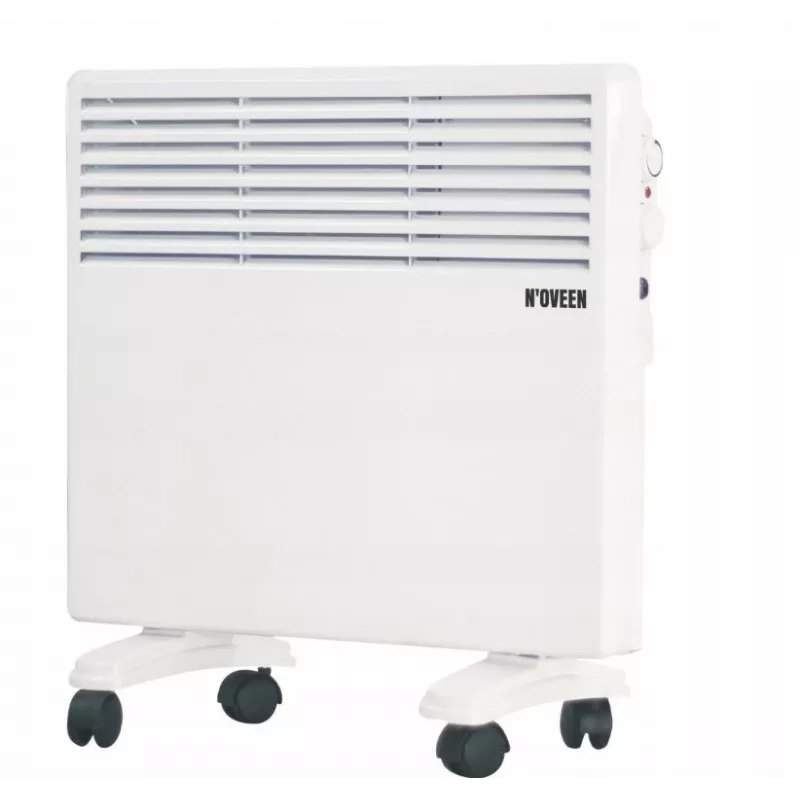 N'OVEEN 1000W elektriskais portatīvais sienas konvektora sildītājs ar termostatu CH3350