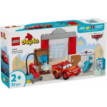 Konstruktors LEGO DUPLO 10456 Disnejs Makvīna vizīte pie Doka darbnīcā — 35 gabali, vecumam no 2 gadiem, lielie klucīši