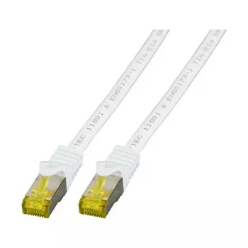 EFB-Elektronik RJ45 Patch Kabelis Cat.6A S/FTP LSZH Cat.7 Balts 0,25m