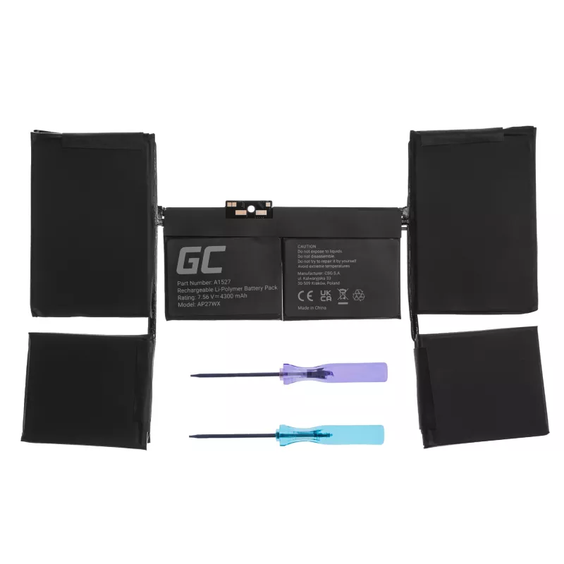 Green Cell A1527 akumulators Apple MacBook 12 A1534 (Early 2015, Early 2016, Mid 2017)