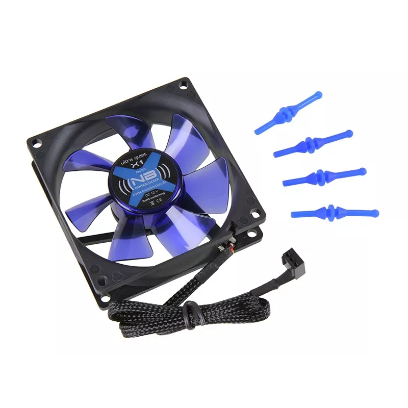 Datora ventilators Noiseblocker BlackSilentFan X1 80mm