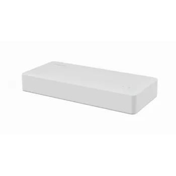 Nepārvaldāms slēdzis GEMBIRD NSW-G8-01 — 8× Gigabit Ethernet (10/100/1000), Balts, 5V līdzstrāva