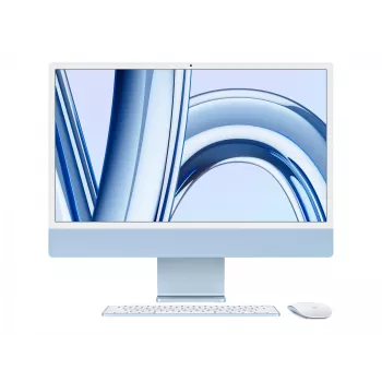 iMac 24 collu: M4 10/10, 16GB, 512GB SSD - Zils