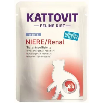 KATTOVIT sausā barība pieaugušiem kaķiem ar pīli, 85 g