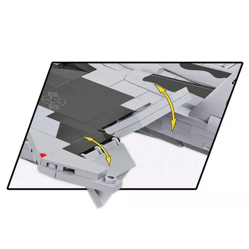 Cobi Būvbloķēšanas komplekts Boeing F-15EX Eagle II modelis COIB-5900, kolekcionējams mēroga konstruktors