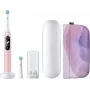 Elektriskā zobu birste BRAUN Oral‑B iO Series 6 Pink Sand Luxe Edition — uzlādējama, vairāki tīrīšanas režīmi
