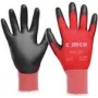 Darba cimdi Cimco 141238 Melns Sarkans XL