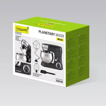 Planētu mikseris Feel-Maestro MR-558 ar 5 l bļodu, 2000 W Melns
