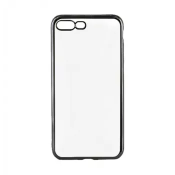 Tellur TLL121041 vāciņš iPhone 7 Plus – silikona aizsargmaciņš melns caurspīdīgs