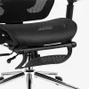 Pagriežams krēsls mark adler MA-EXPERT 5.7 – ergonomisks tīkla biroja krēsls, regulējams augstums, galvas balsts, roku balsti, kāju balsts, melns