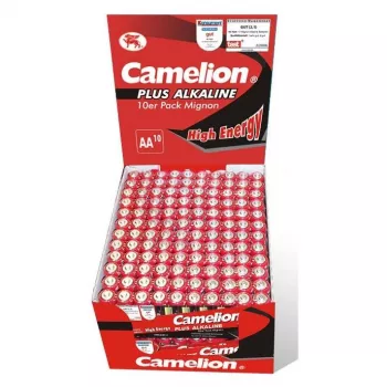 Vienreizējās lietošanas baterija CAMELION LR6-SP10 AA sārma 1,5 V, 10 gab., 49,8 mm x 1,41 cm, 24 g katra