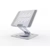Pacēlājs klēpjdatoram GEMBIRD NBS-DR1-01 — grozāma pamatne, regulējams augstums, Space Grey