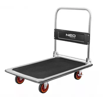 Transporta ratiņi NEO tools 84-403, kravnesība 300 kg, platformas ratiņi preču pārvietošanai