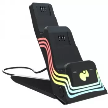 Lādēšanas stends PDP 049-033-BK Xbox Series X / Series S kontrolleriem, melns, kompakts