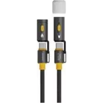 4smarts 3in1 USB-C kabeļu komplekts Explorer USB C - 1,5 m - Digitālie/Dati (541240)