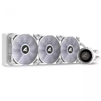 Sharkoon S90 RGB White | Šķidruma dzesēšanas sistēma (120 mm, balta)