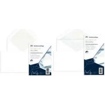 Aploksne MAILmedia 221500 DIN garā balta 80 g/m², zīda oderējums, slapjā līme