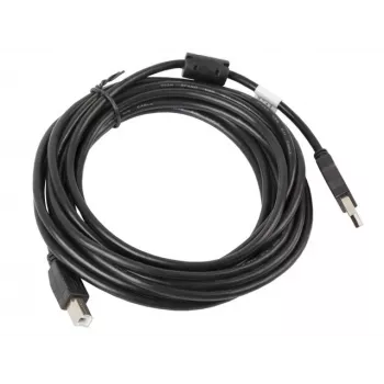 Lanberg CA-USBA-11CC-0050-BK USB kabelis 5 m 2.0 USB B Melns