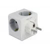 DeLOCK 11496 Strāvas adapteris ar 2 USB portiem, 5V 2.4A 3A, F tipa kontaktdakša