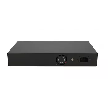 Slēdzis Extralink VIRTUS V3 Nepārvaldāms L2 16x Fast Ethernet (10/100) PoE 1U Melns