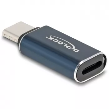 Dzimuma pārveidotājs DeLOCK 60688 USB 2.0 Type-C uz 8-pin Lightning Antracīts
