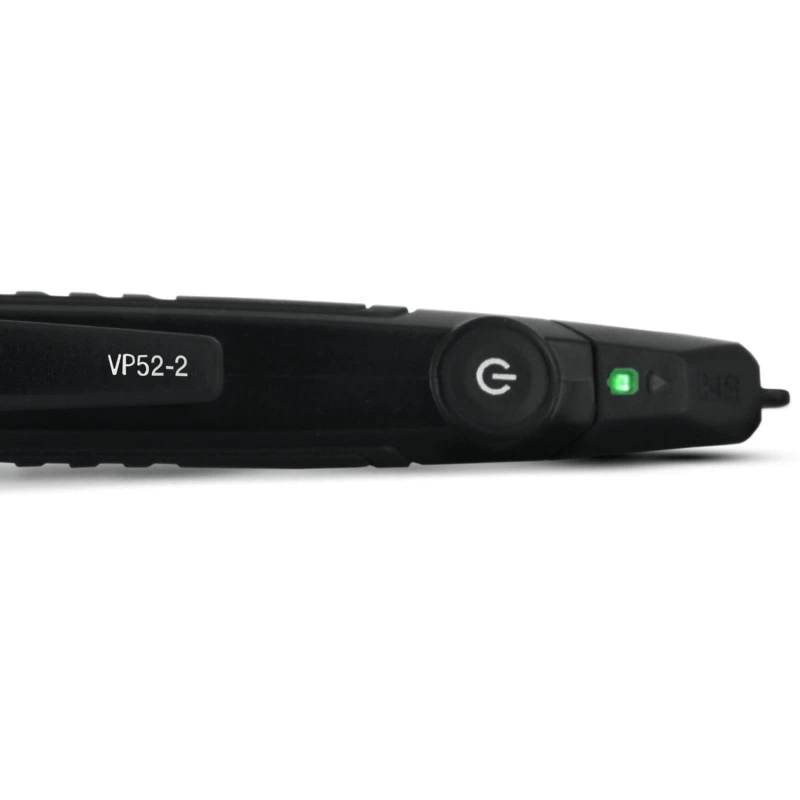FLIR VP52-2 bezkontakta sprieguma detektors CAT IV 1000 V LED, vibrācija, akustisks, kabatas melns