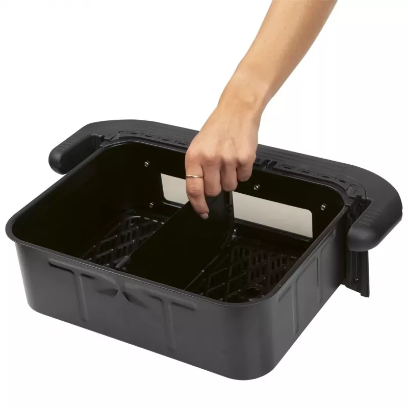 Gaisa fritieris ProfiCook PC-FR 1313 H — 10 L, 2400 W, 10 programmas, skārienjutīga vadība, nerūsējošais tērauds/melns