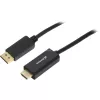 Sharkoon SHA DisplayPort 1.2 uz HDMI 4K melns 3.0m AKTĪVS 4Kx2K 60Hz