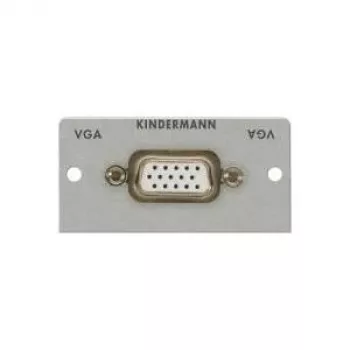 Kindermann Konnect 50 7444000401 priekšpaneļa iespraužamais modulis, VGA, alumīnijs