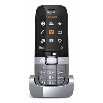 Gigaset SL850H Pro DECT bezvadu telefonarīkstes ar zvanītāja ID, titāna krāsa