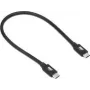 OWC Thunderbolt 5/TB4/USB-4/C kabelis 0.3m melns - Digitālo/datu kabelis (OWCCBLTB5C0.3M)